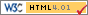Valid HTML 4.01!